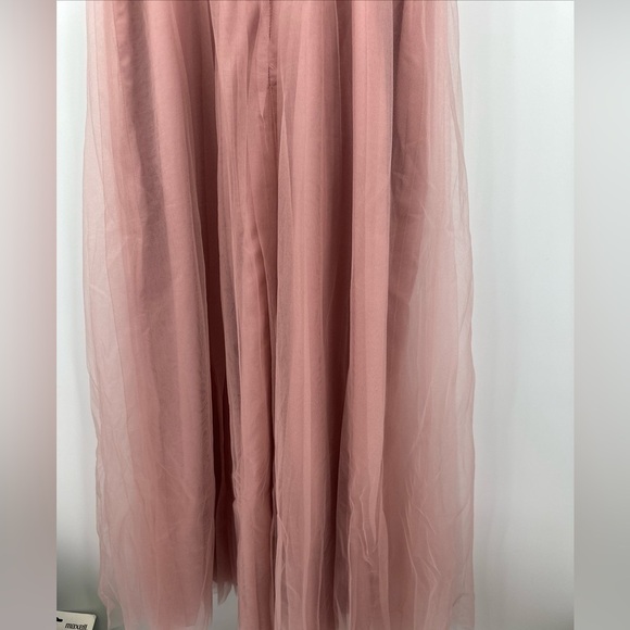 Azazie Valeria Bridesmaid Dress In Dusty Rose Sz A2 NWT - Picture 6 of 6